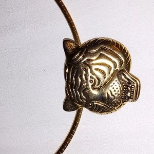 Gold Lion Necklace